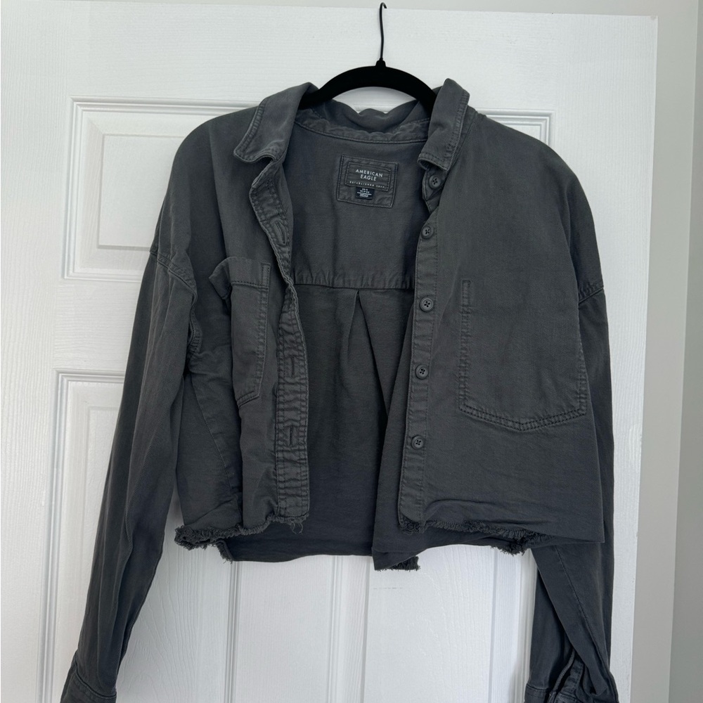 Gray American Eagle Jacket